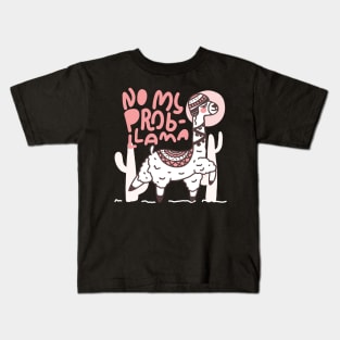 No Prob Llama Kids T-Shirt